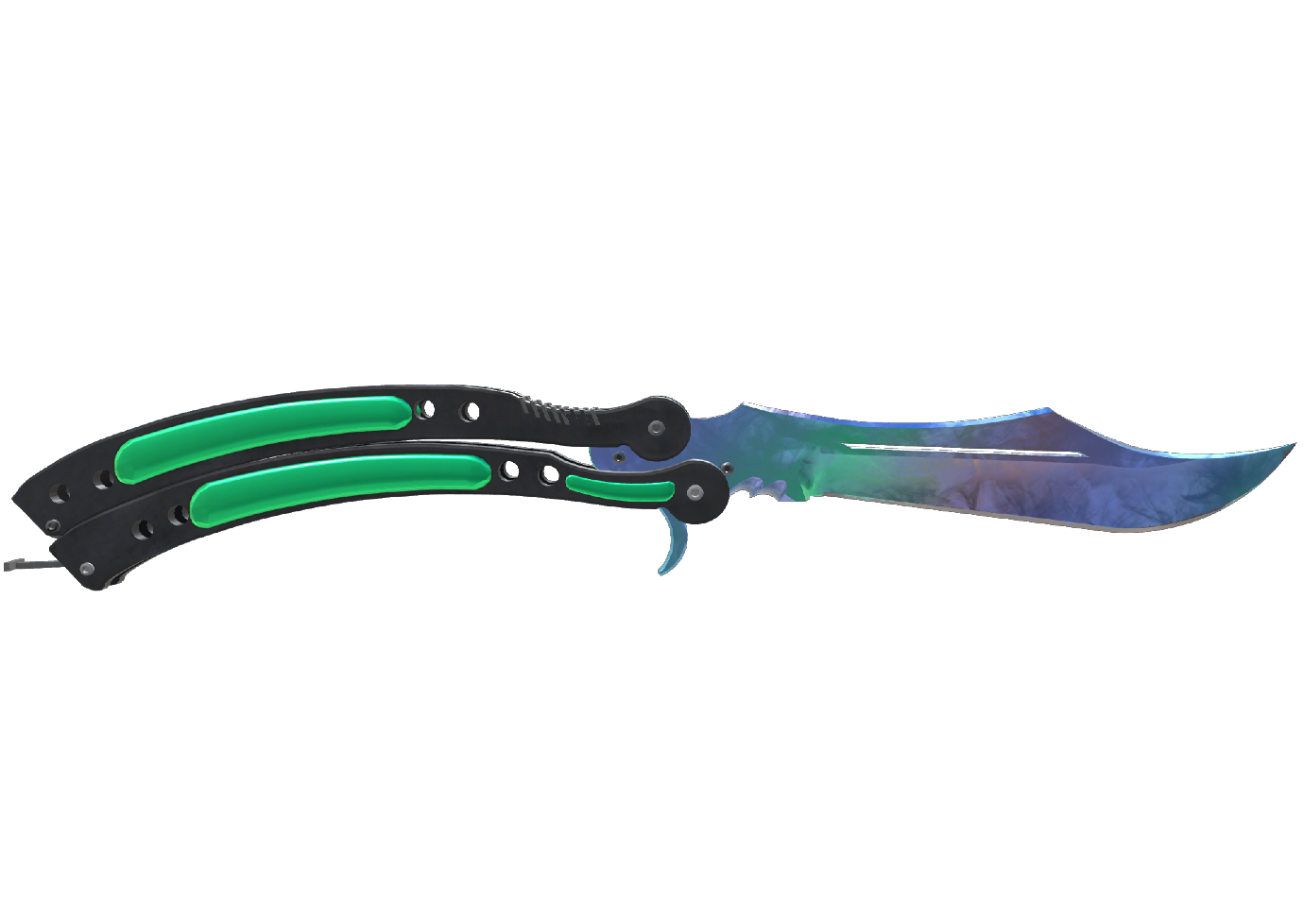 Нож-бабочка Gamma Doppler (Гамма-доплер)