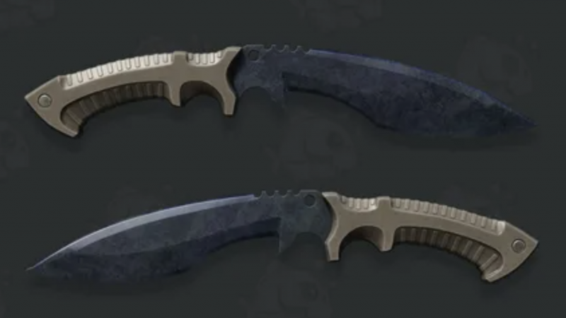 Kukri Knife Blue Steel (Вороненая сталь)