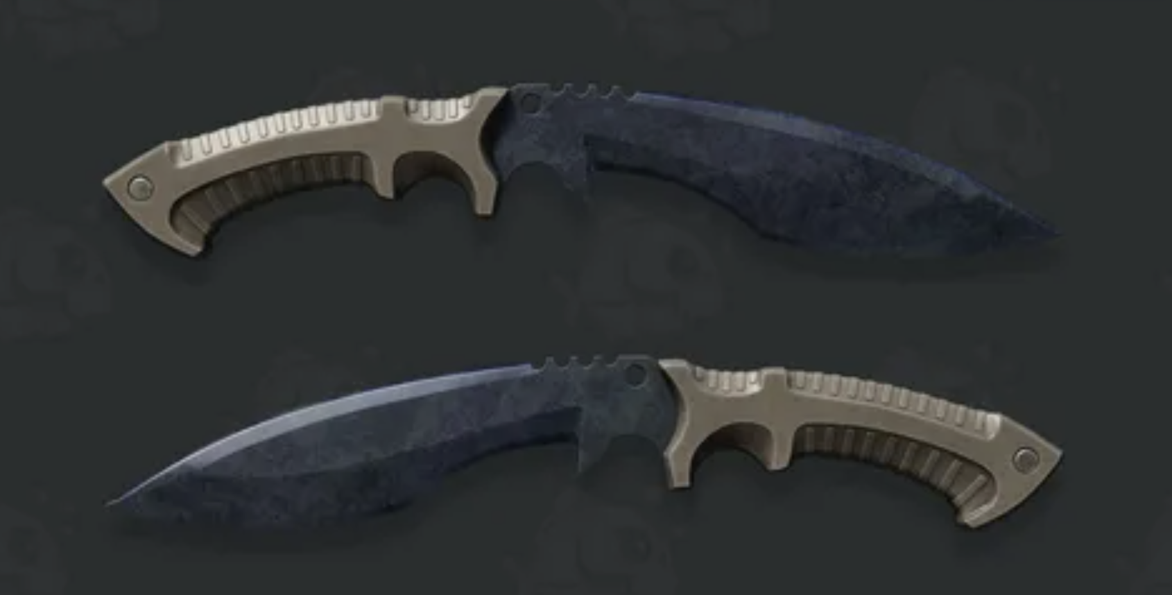Kukri Knife Blue Steel (Вороненая сталь)