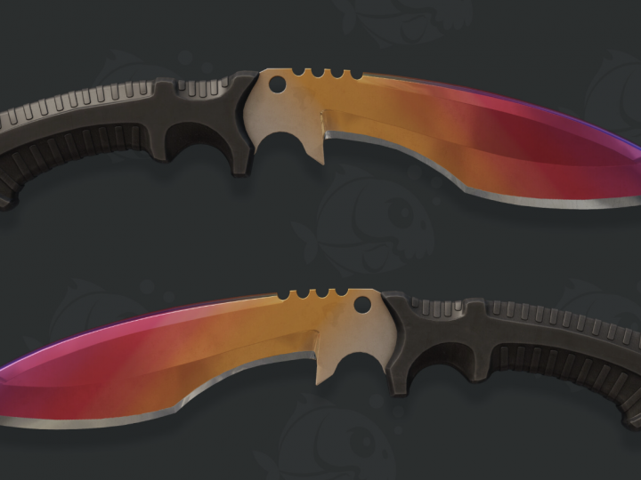 Kukri Knife Fade (Градиент)