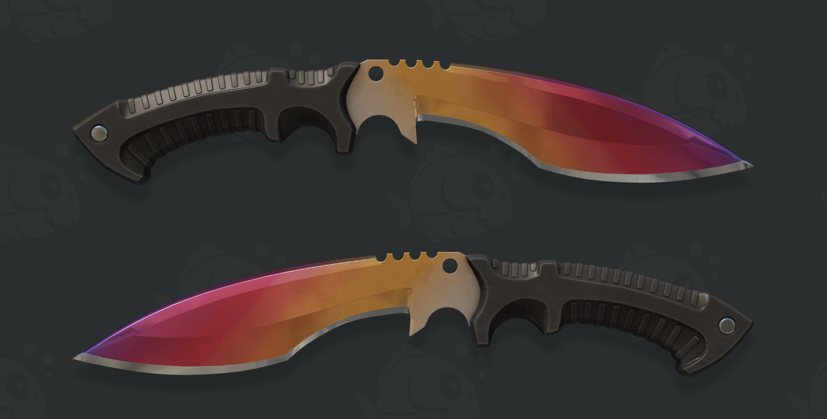 Kukri Knife Fade (Градиент)