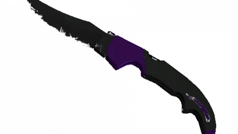 Нож фальшион ультрафиолет