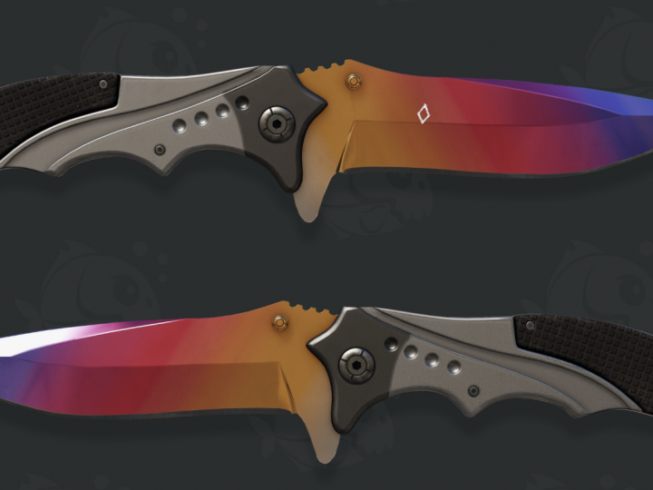 Нож Кочевник Fade (Градиент)