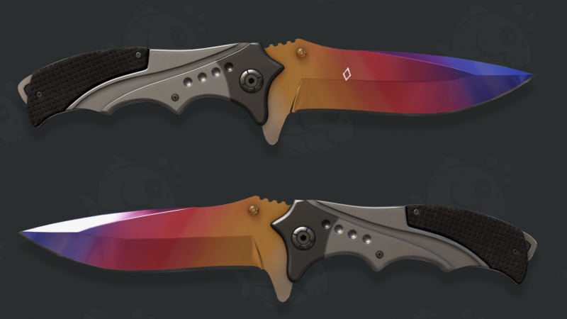 Нож Кочевник Fade (Градиент)