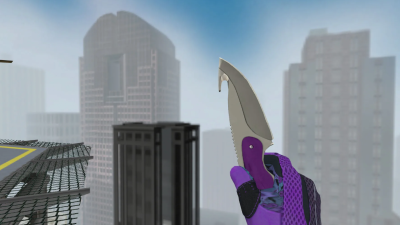 Нож с крюком Ultraviolet (Фиолетовый)