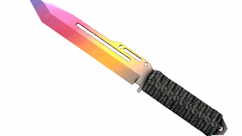 Нож с паракордом Fade (Градиент)