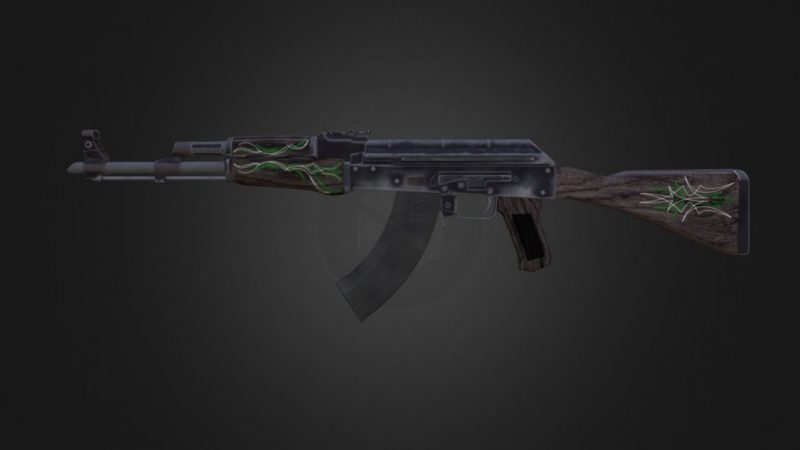 AK-47 Изумрудные завитки