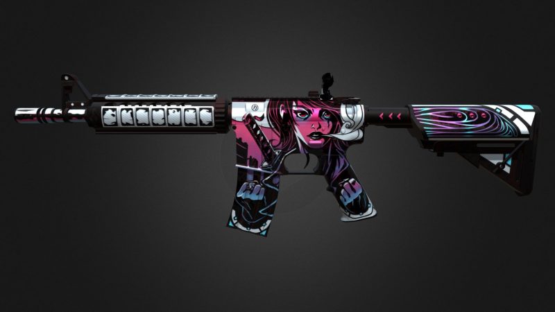 Мка m4a4 неонуар закаленное в боях