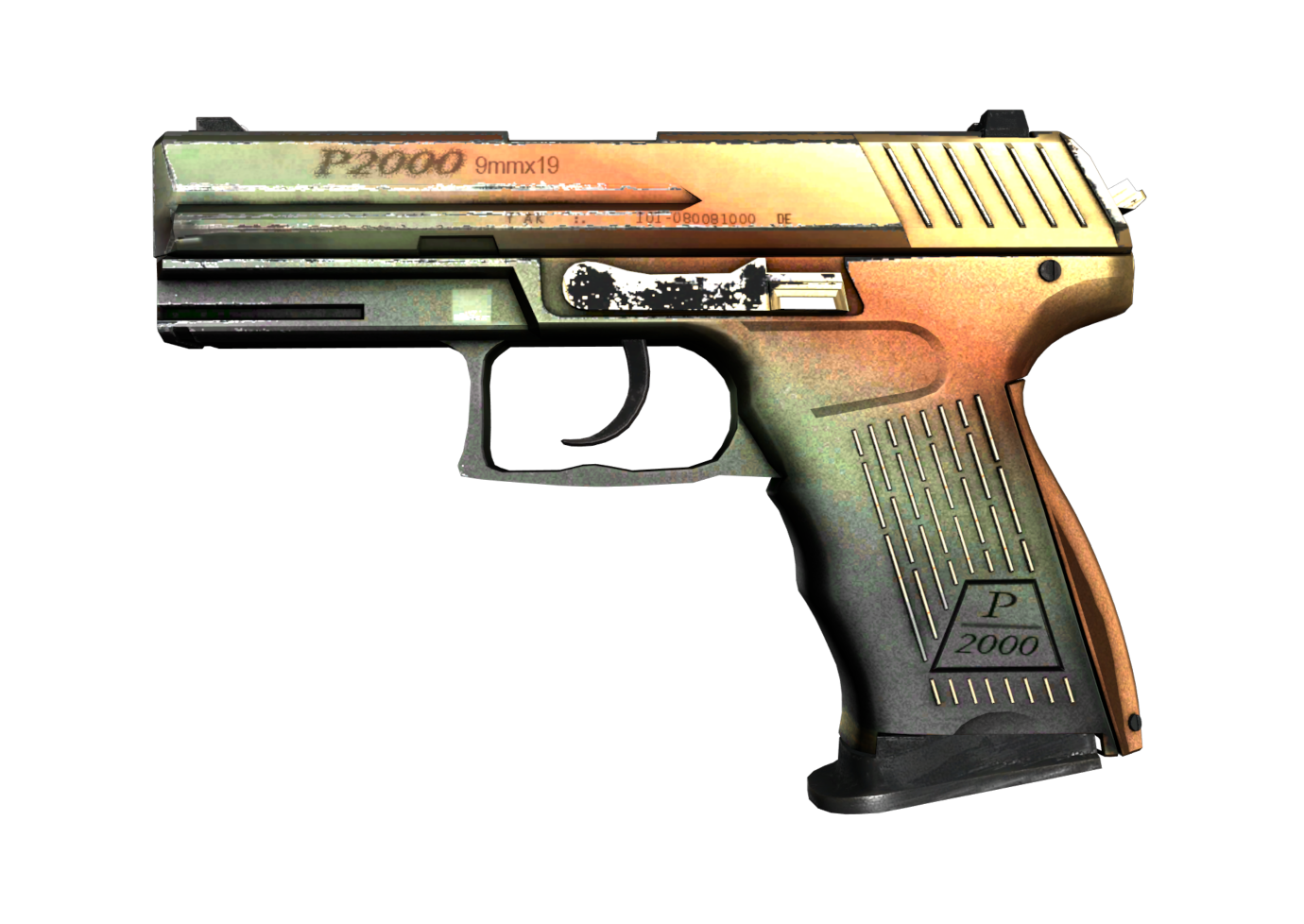 P2000 Янтарный градиент